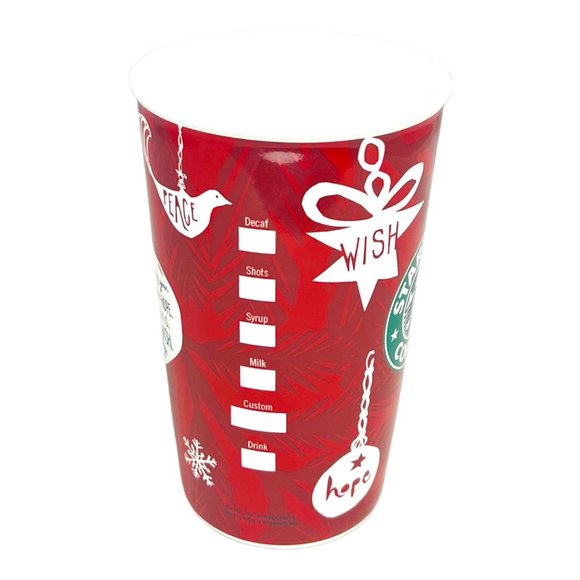 Starbucks Holiday 2009 Wish, Hope, Love, Peace, Light New Bone China Coffee Mug - Picture 3 of 9
